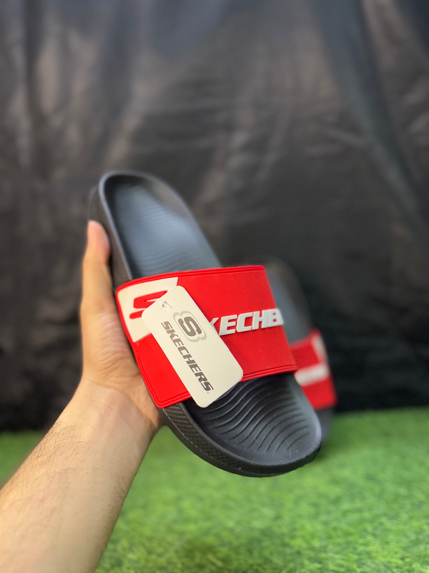 SKECHERS RED N BLACK | SOFT AND MEDICATED | “SPECIALLY MADE FOR FOOT PAIN RELIEF”