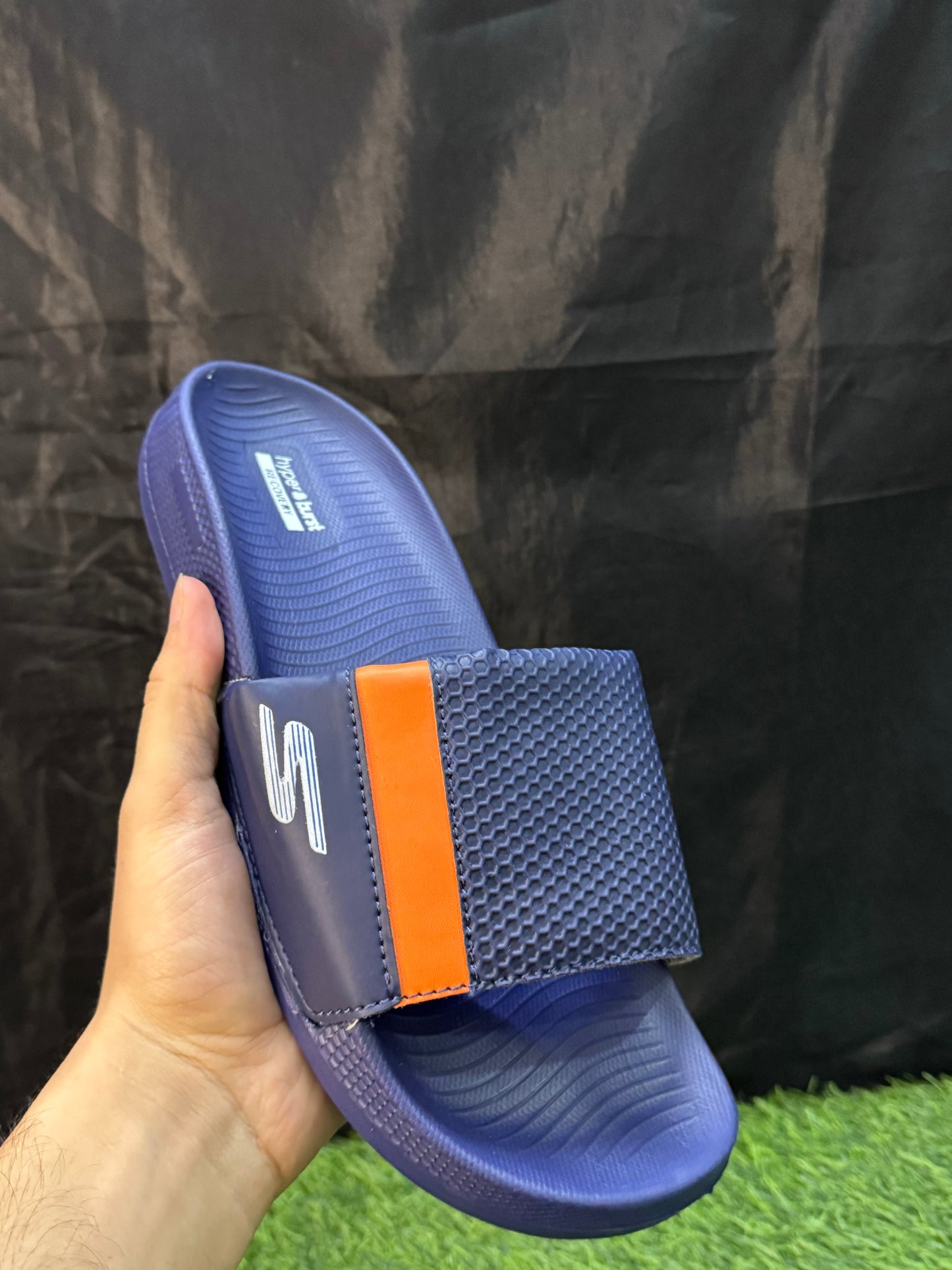 SKECHERS PURE NAVY IMPORTED | HYPER BURST MEDICATED SOLE | “WITH INNER PADDING”
