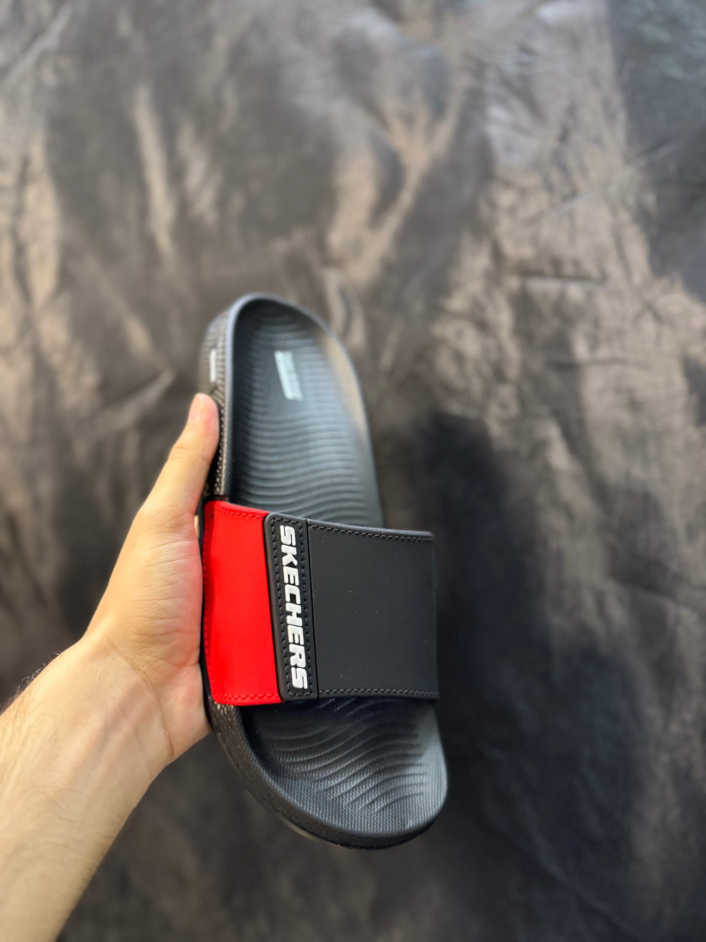 SKECHERS MEN’S SLIPPERS | HYPER BURST RECOVERY SOLE | “FOOT PAIN RELIEF”