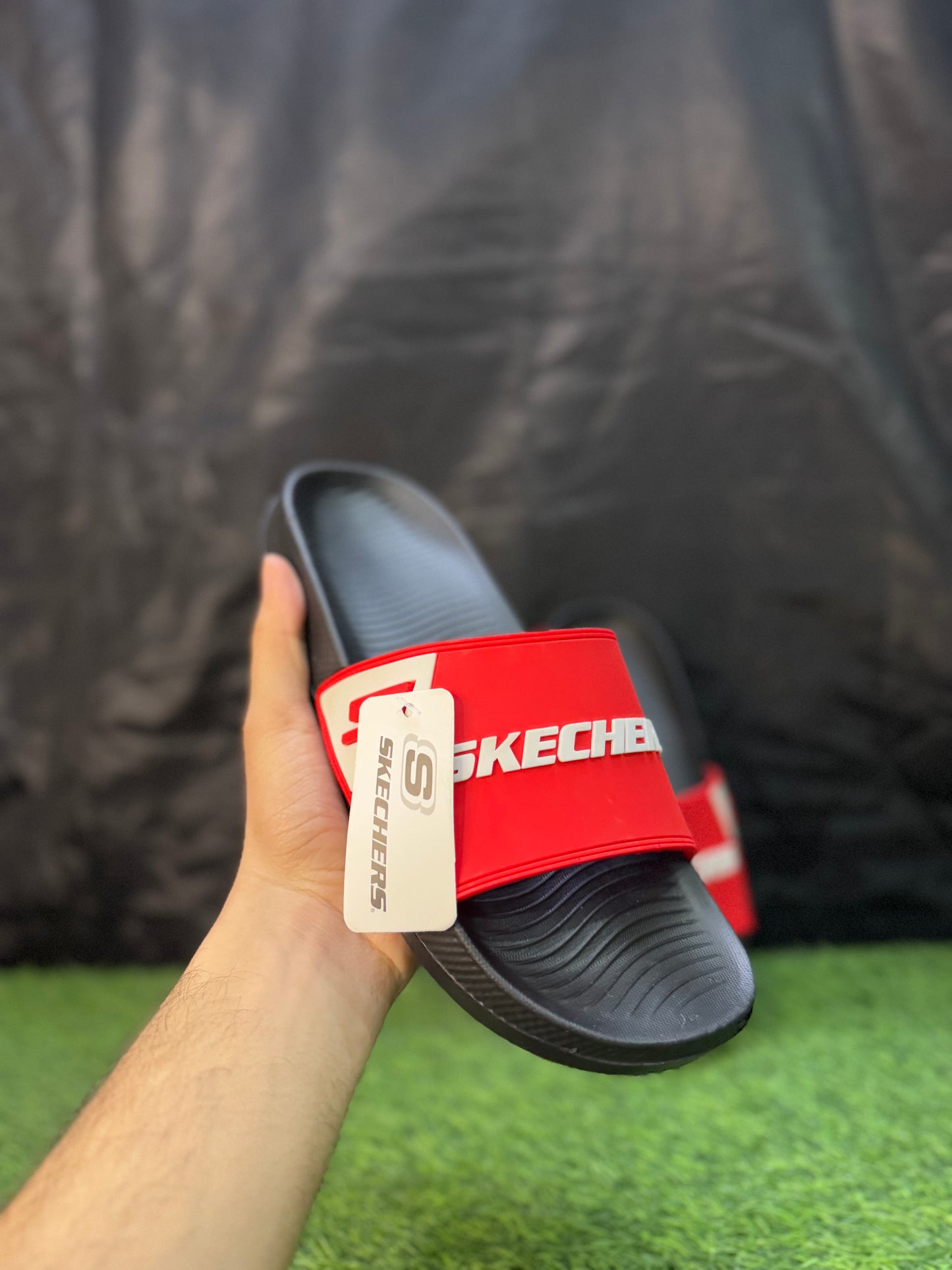 SKECHERS RED N BLACK | SOFT AND MEDICATED | “SPECIALLY MADE FOR FOOT PAIN RELIEF”