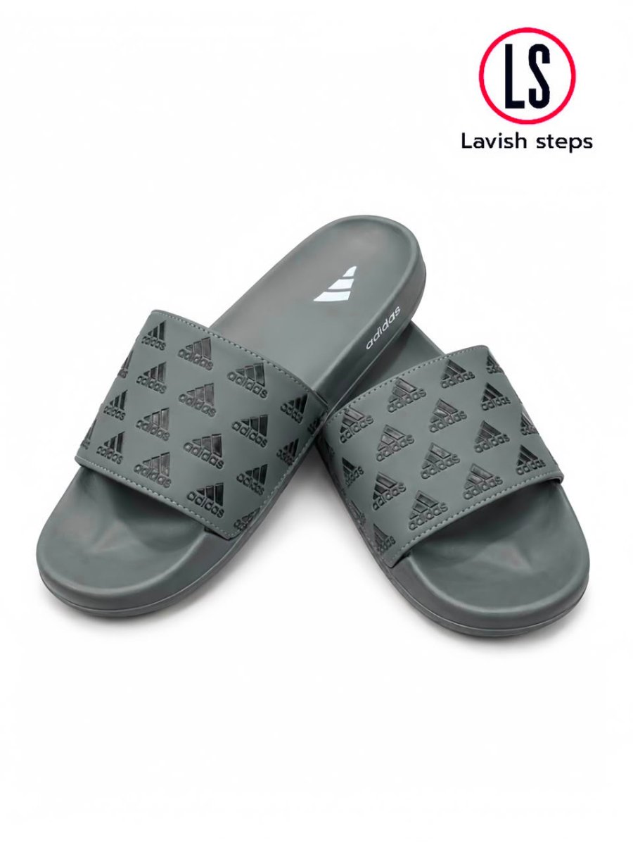 ADI-DAS FLEX SLIDES | ULTRA CUSHION FOAM | “LIGHTWEIGHT • ALL DAY COMFORT”