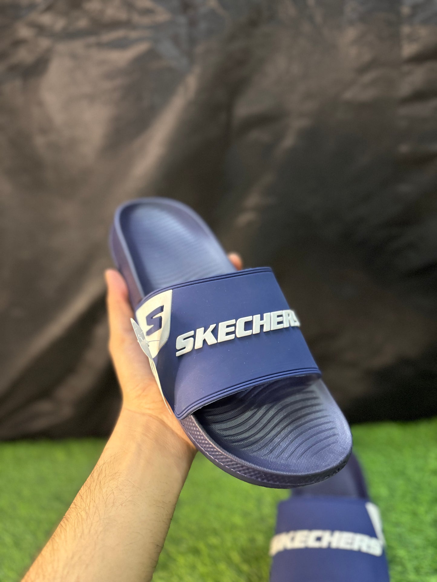 SKECHERS PURE NAVY | SOFT AND MEDICATED | “SPECIALLY MADE FOR FOOT PAIN RELIEF”
