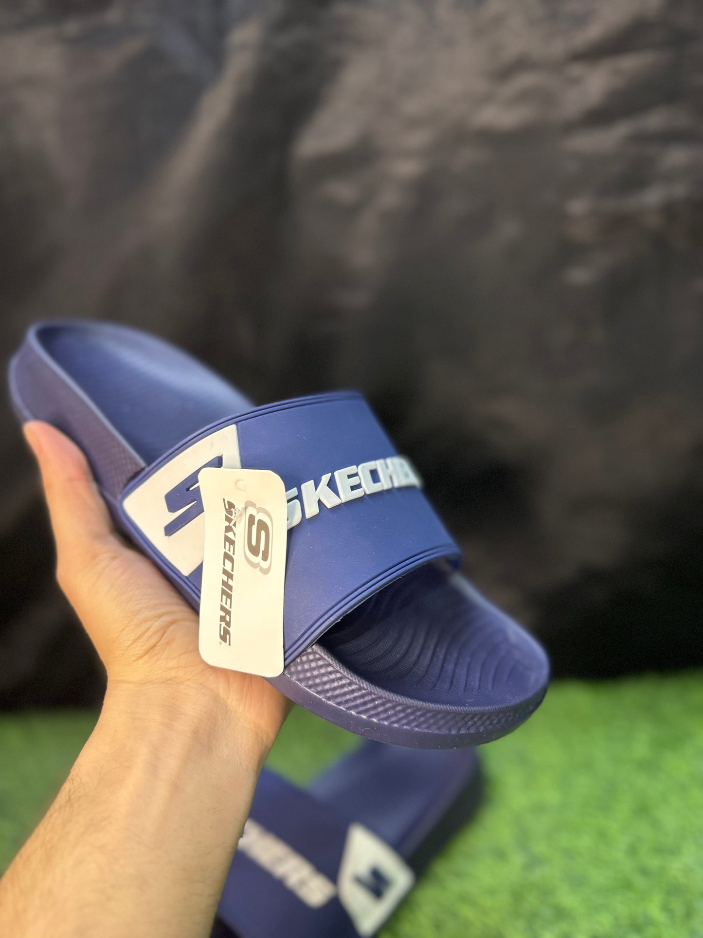 SKECHERS PURE NAVY | SOFT AND MEDICATED | “SPECIALLY MADE FOR FOOT PAIN RELIEF”