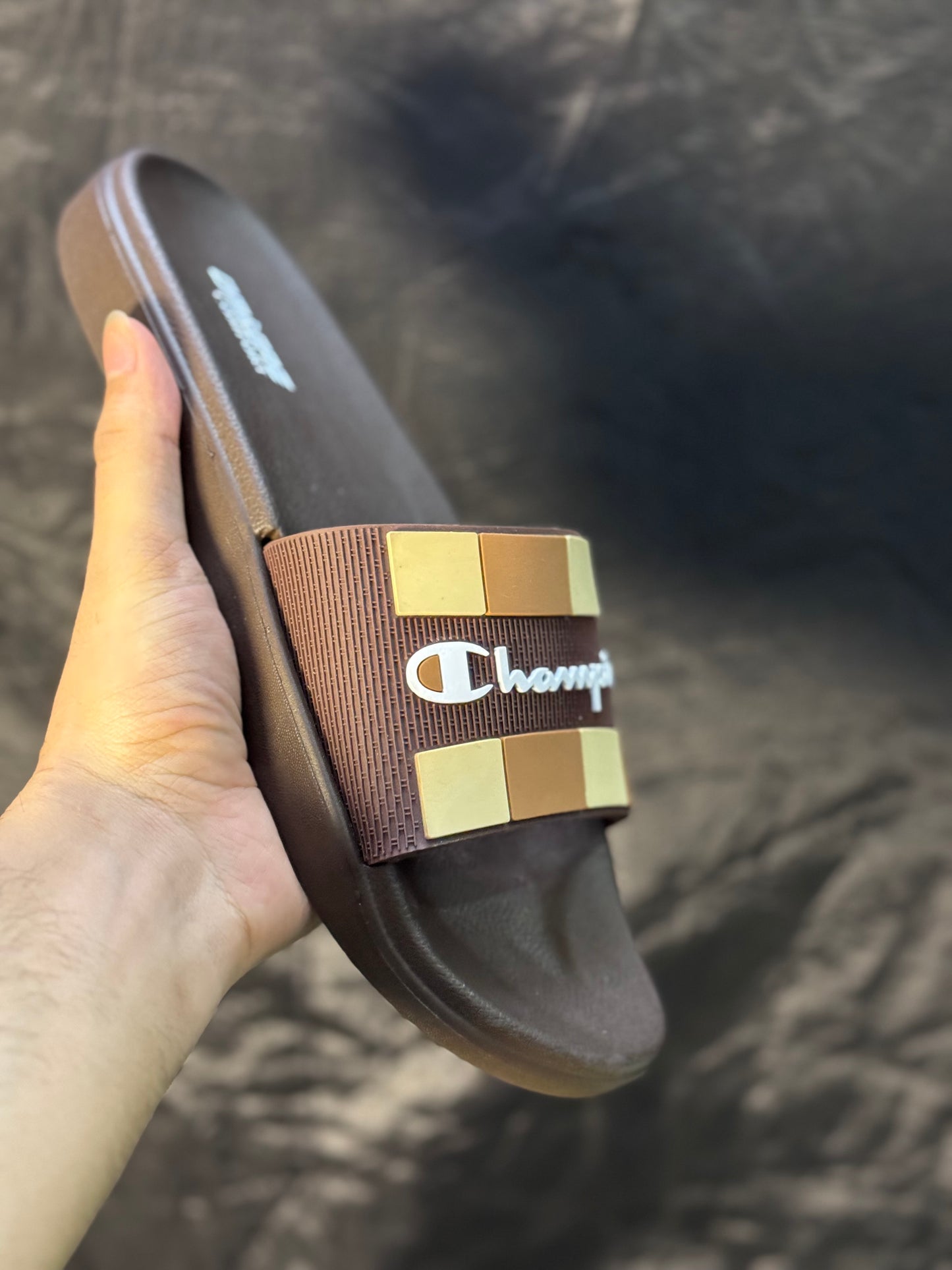 CHAMPION SLIDES BROWN | SOFT AND COMFORTABLE SOLE | “LIGHTWEIGHT”