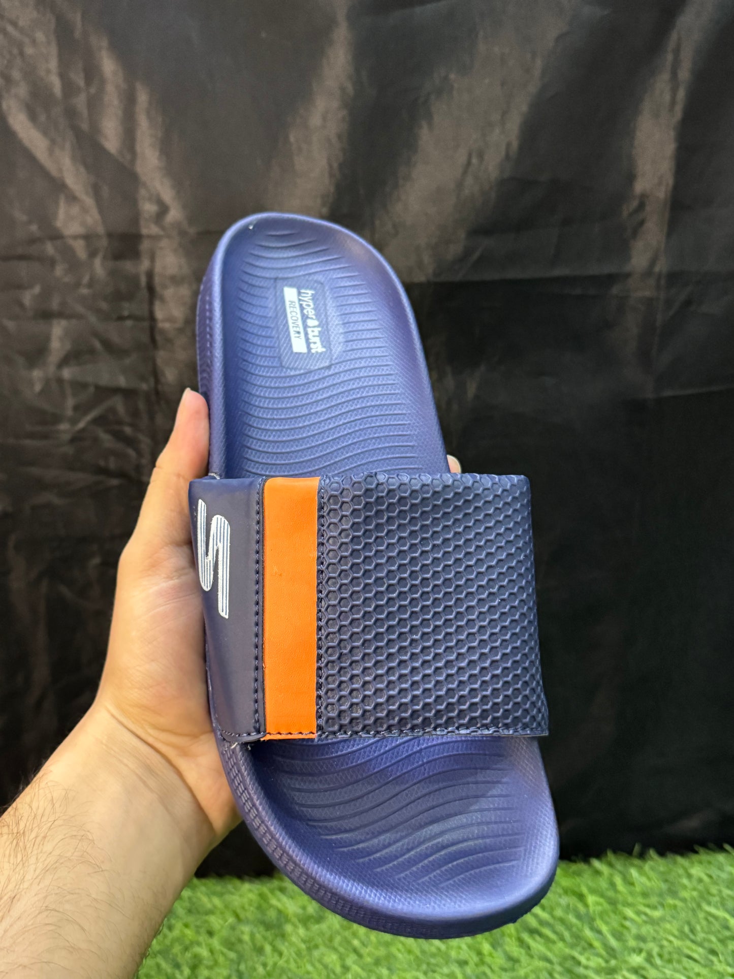 SKECHERS PURE NAVY IMPORTED | HYPER BURST MEDICATED SOLE | “WITH INNER PADDING”