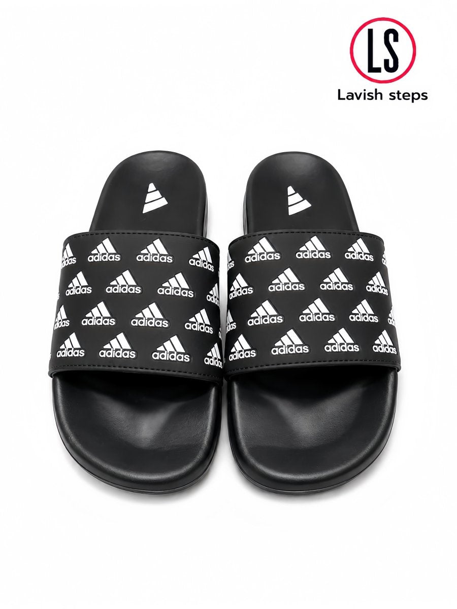 ADI-DAS FLEX SLIDES | ULTRA CUSHION FOAM | “LIGHTWEIGHT • ALL DAY COMFORT”