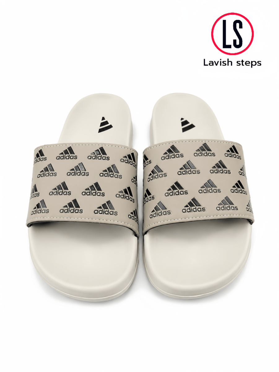 ADI-DAS FLEX SLIDES | ULTRA CUSHION FOAM | “LIGHTWEIGHT • ALL DAY COMFORT”