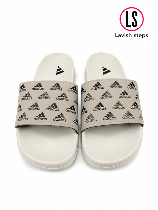 ADI-DAS FLEX SLIDES | ULTRA CUSHION FOAM | “LIGHTWEIGHT • ALL DAY COMFORT”