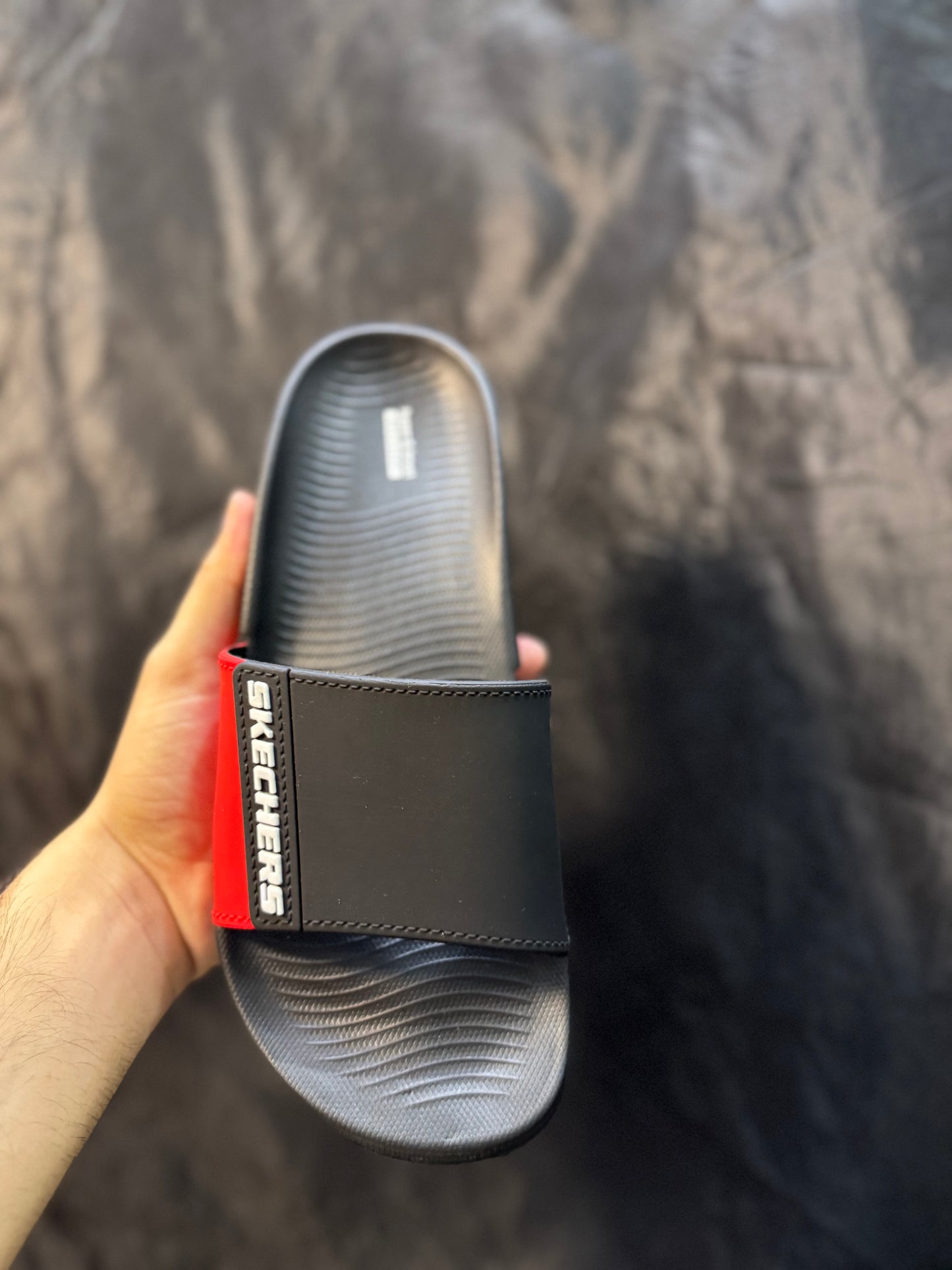 SKECHERS MEN’S SLIPPERS | HYPER BURST RECOVERY SOLE | “FOOT PAIN RELIEF”