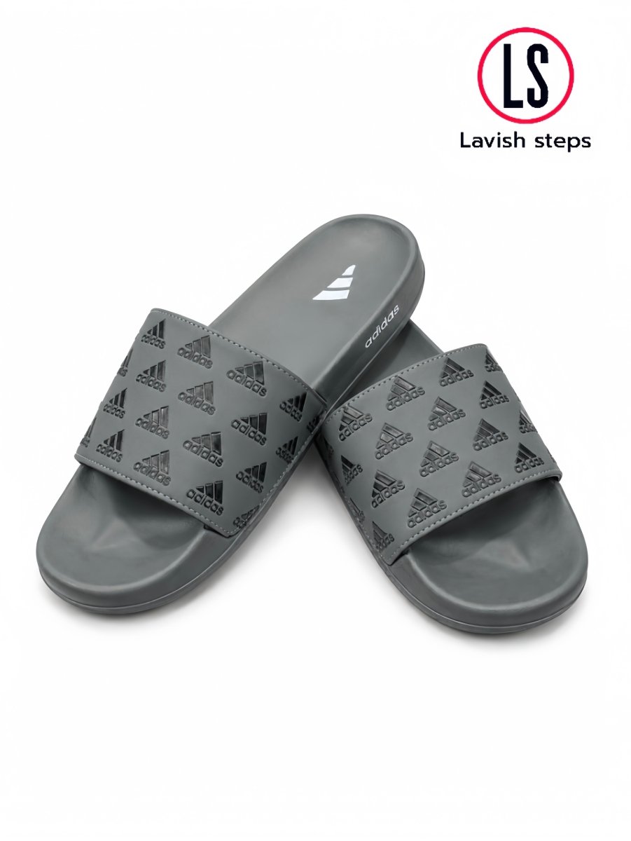 ADI-DAS FLEX SLIDES | ULTRA CUSHION FOAM | “LIGHTWEIGHT • ALL DAY COMFORT”