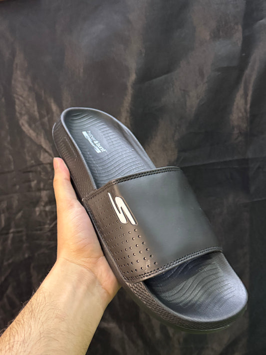 SKECHERS PURE BLACK IMPORTED | HYPER BURST MEDICATED SOLE | “WITH INNER PADDING”