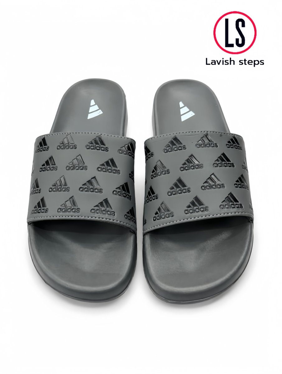 ADI-DAS FLEX SLIDES | ULTRA CUSHION FOAM | “LIGHTWEIGHT • ALL DAY COMFORT”