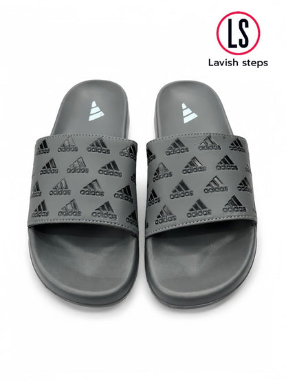 ADI-DAS FLEX SLIDES | ULTRA CUSHION FOAM | “LIGHTWEIGHT • ALL DAY COMFORT”