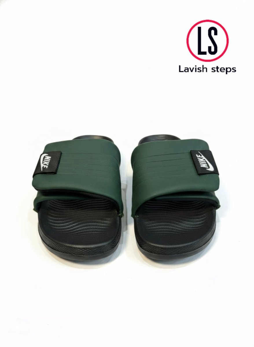 NKE AIRCUSH SLIPPERS | SUPER SOFT & ANTI-SLIP |“ADJUSTABLE STRAP”