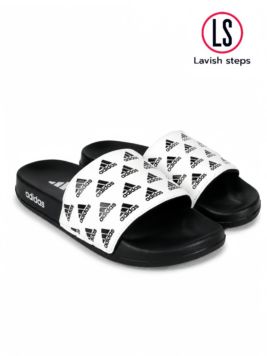 ADI-DAS FLEX SLIDES | ULTRA CUSHION FOAM | “LIGHTWEIGHT • ALL DAY COMFORT”