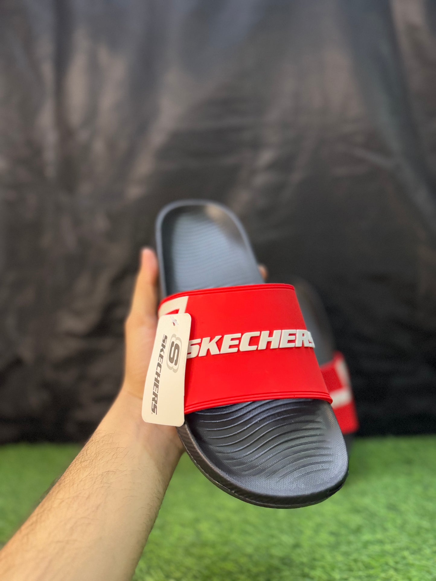 SKECHERS RED N BLACK | SOFT AND MEDICATED | “SPECIALLY MADE FOR FOOT PAIN RELIEF”