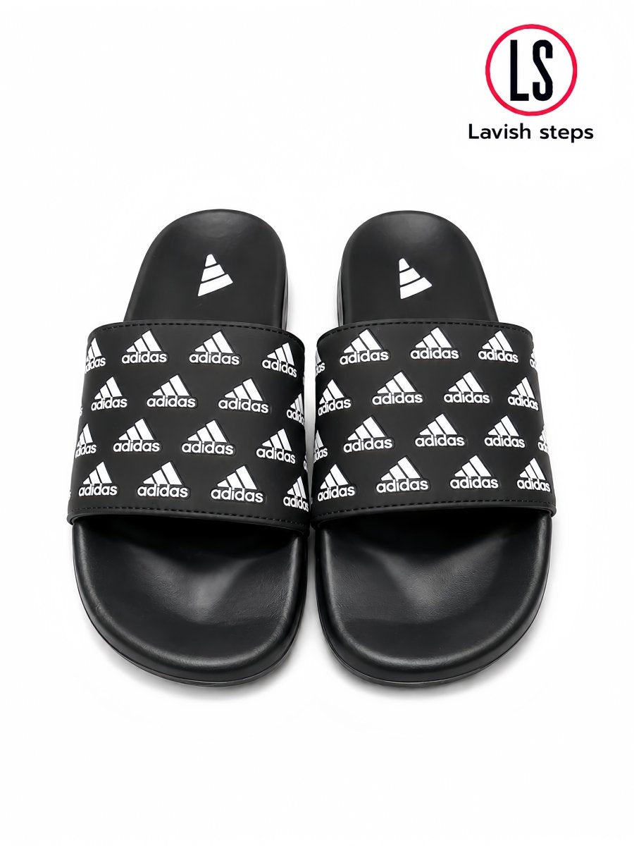 ADI-DAS FLEX SLIDES | ULTRA CUSHION FOAM | “LIGHTWEIGHT • ALL DAY COMFORT”