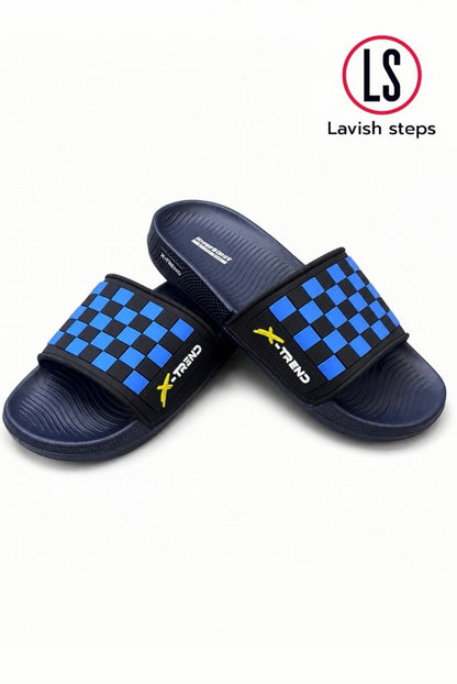 LAVISH ELITE CHECK SLIDES  | HYPER BURST RECOVERY SOLE | “LIMITED EDITION”