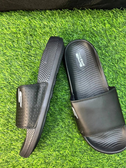 SKECHERS PURE BLACK IMPORTED | HYPER BURST MEDICATED SOLE | “WITH INNER PADDING” - Lavish steps